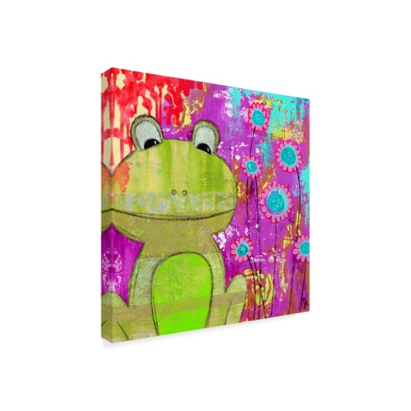 Jennifer Mccully 'Whimsical Frog' Canvas Art,35x35